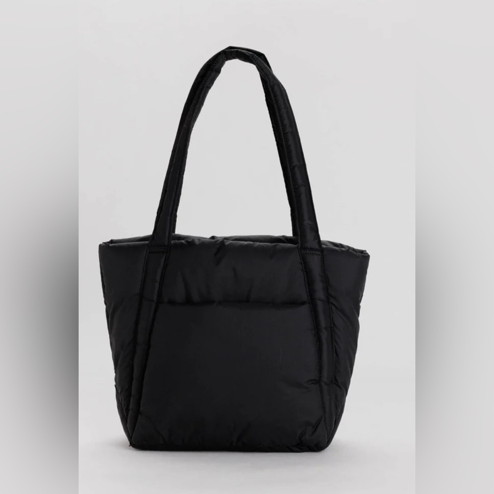 Baggu puffy mini tote in black